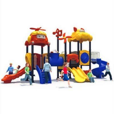 Hot Sale Square Outdoor Playground Equipment Kids Amusement Park Slide