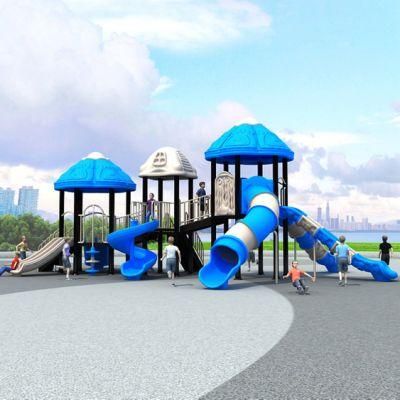 Children&prime;s Outdoor Playground Plastic Slide Scenic Amusement Park Equipment Set
