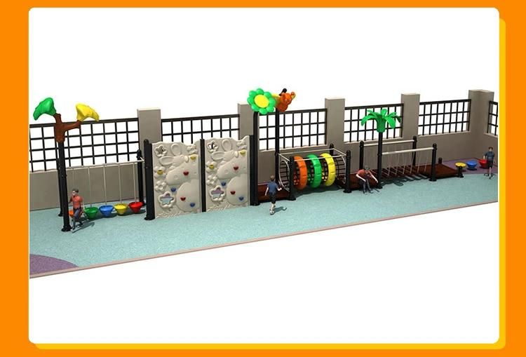 Kids Outdoor Bridge Gym Expand Training Equipment Climbing Wall Rope Tunnel