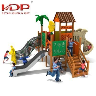 Customization Children Wooden Outdoor Playground Slide Equipment