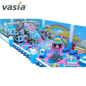 Indoor Playground Facility for Children with Big Slide Playground