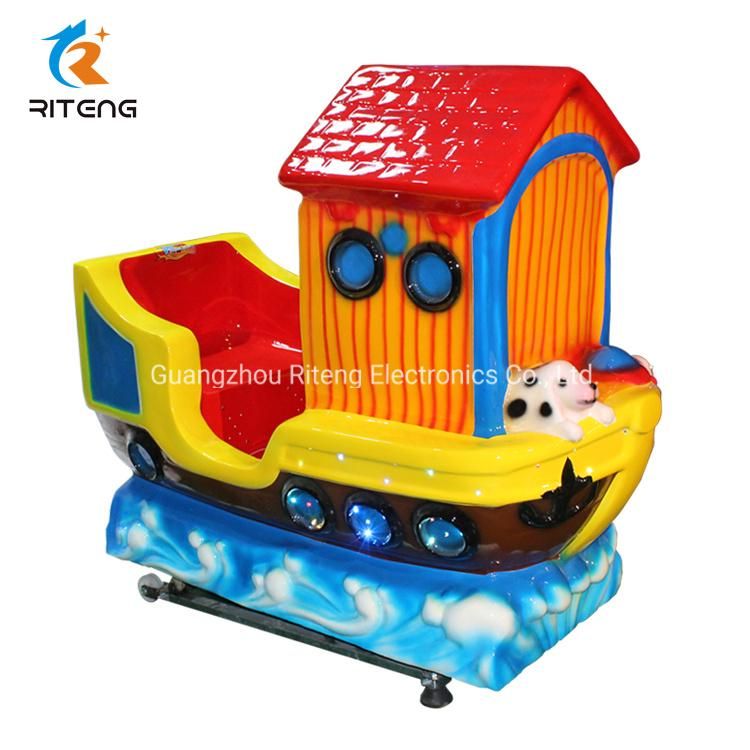 Pirate Ship Coin Operated Kiddie Rides for Kids