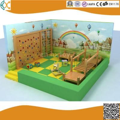 Customized Wooden Indoor Playground Kids Inside Wood Playhouse Castle