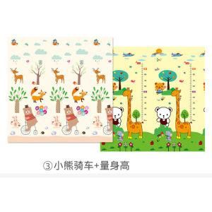 Hot Sale 200*180*1cm Foldable Cartoon Baby Play Mat XPE Puzzle Children&prime; S Mat Baby Climbing