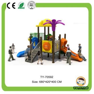 Ce Recognised The Plastic Outdoor Playground Slide for Sale (TY-70592)