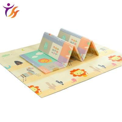 Foldable Cartoon Environmental Protection Infant Play Mat