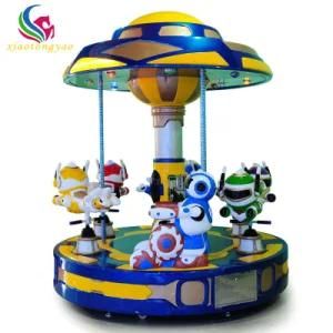 2019 Amusement Park High Quality Coin Operated Six Seats Kids Carousel Go Round Carousel 6 Seats Carousel Machines