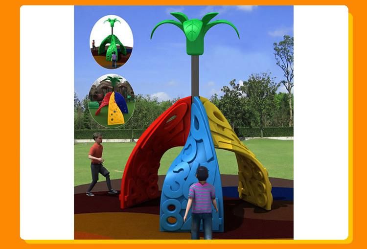 Amusement Park Small Plastic Outdoor Space Capsule Climbing Wall Playground Dome for Kids