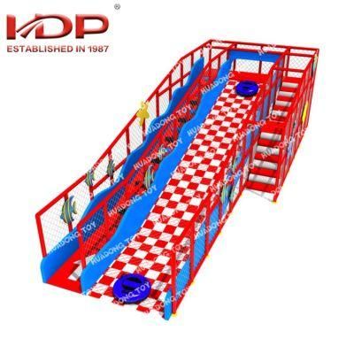 High Quality Children Indoor Playground Plastic Slide Equipment
