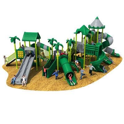 Amusement Outdoor Kids Plastic Slide Playground