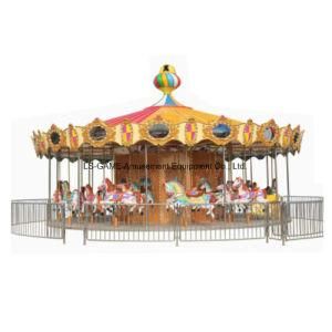 24 Seats-B Revolving Horses Carousel for Amusement Park