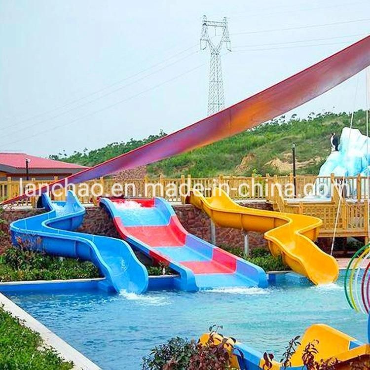 Small Boomerango Slide Pool Water Park Slide for Family