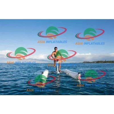 Good Quality Water Park Single Player Inflatable Water Floating Bicycle Sea Water Bike