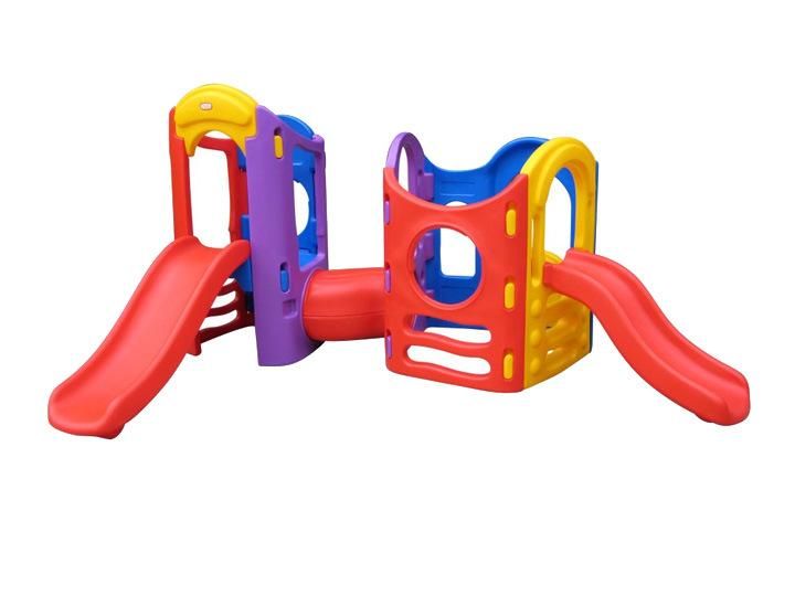 Kindergarten Plastic Pink Rabbit Slide for Kids