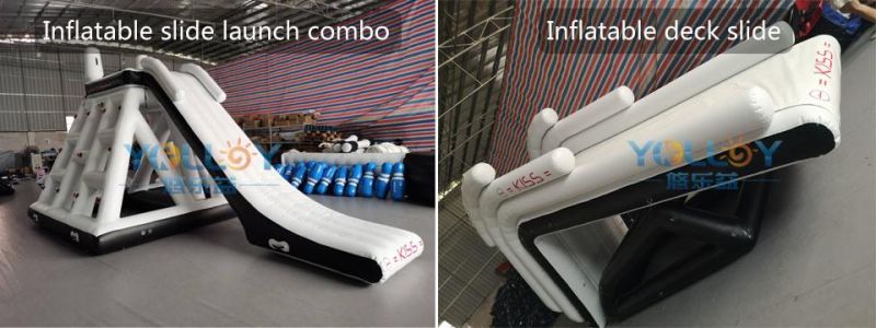 Combo Blob Water Launch and Inflatable Jungle Joe Slide