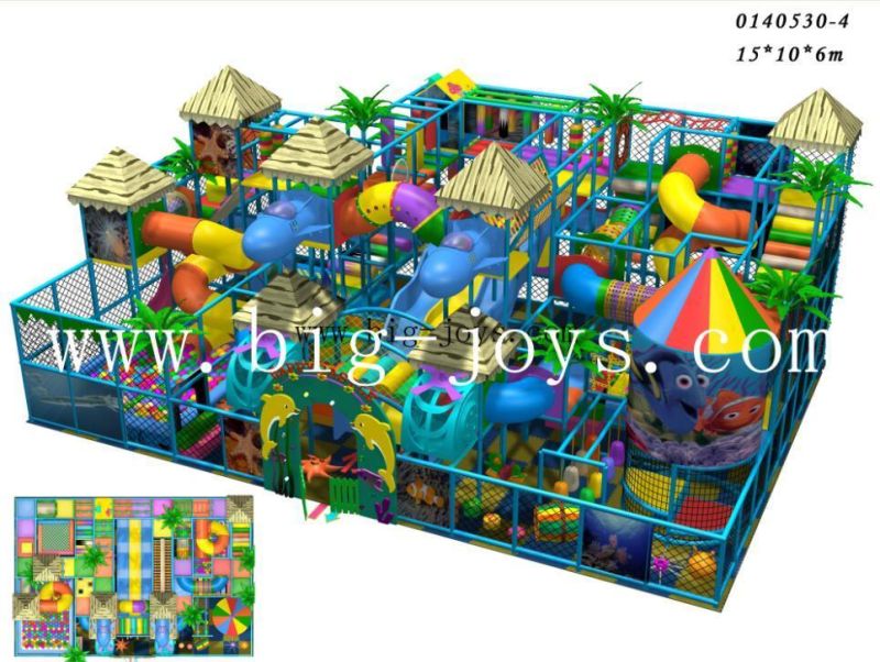 Kids Toy Naughty Castle Amusement Indoor Playground Equipment (BJ-IP101)