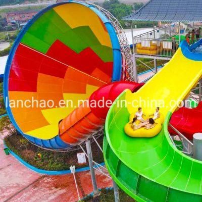 Super Trumpet Water Park Slide with Pool for Adult