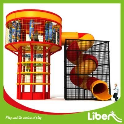 CE Approved Exciting Plastic Spider Tower with Safety Enclosure