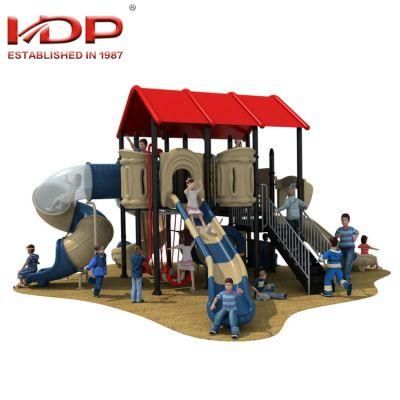 Children Large Outdoor Playground Equipment Plastic Slide for Sale