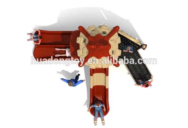 High Quality Small Plastic Outdoor Playground Slides for Kids