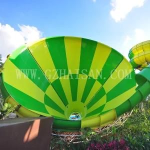 Outdoor Fiberglass Water Slide in Tne Swimming Pool for Kids and Adult