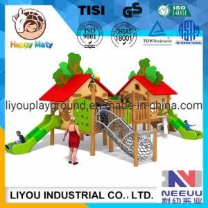 Outdoor Equipment Combined Slide Set Natural Series Outdoor Wooden Playground