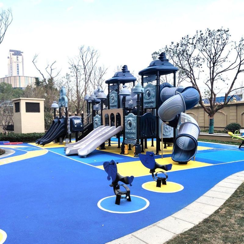 High Quality LLDPE Plastic Outdoor Park Kids Outdoor Playground Equipment UV-Resistant Anti-Fading Play Slide Structure