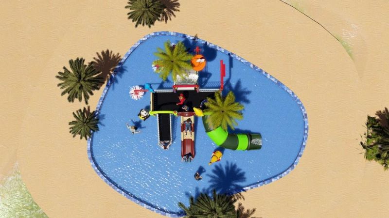 Best Quality Huge Kids Playground Equipment Water Park Slide