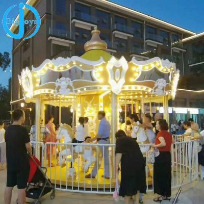 Merry-Go-Round Machine for Outdoor Playground/ Kids Game Carousel for Sale