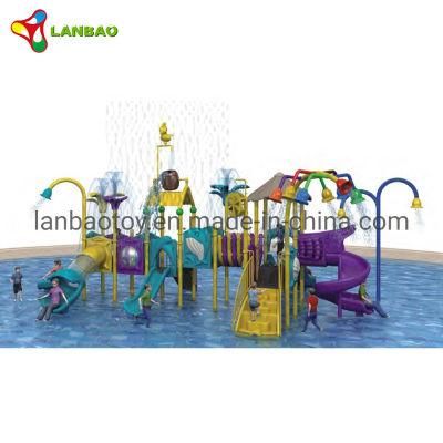 Large Water Theme Outdoor Plastic Slide Playground Multifunction Park Equipment