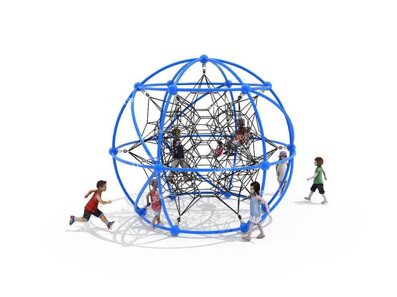 Outdoor Playground Equipment with Net Climbing Use in Kindergarten