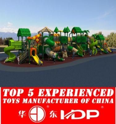 Plastic Slide Tree House Children Playground Flooring for Kids