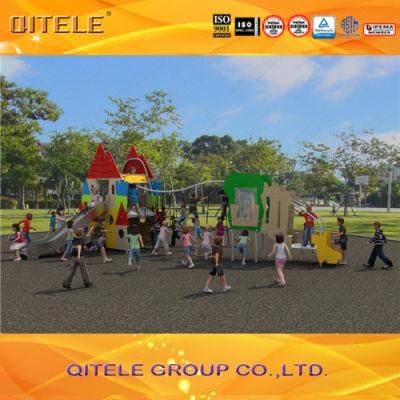 Factory Supply Outdoor Kids Playground Equipment, Outdoor Plastic Slide