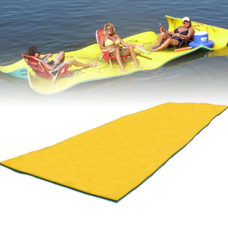 Popular Floating Water Pad Mat 3-Layer XPE Foam for Pool Lake Boat
