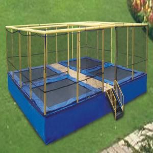 Electric Indoor Playground Child Inflatable Toys Trampoline
