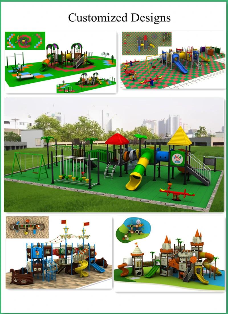 Fashion Design Residential Plastic Outdoor Playground Equipment