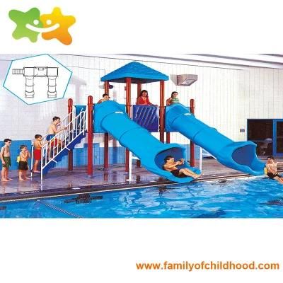 Kid Water Park Slide Cheap, Small Water Playground for Pool