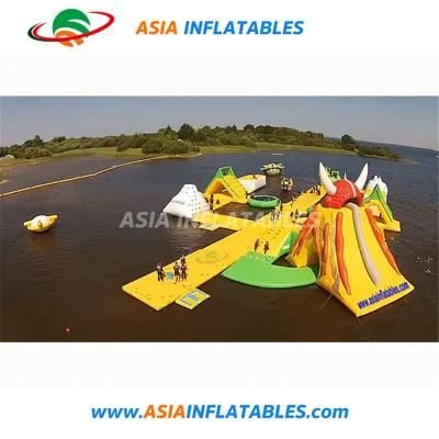 Floating Water Obstacle Course Inflatable Water Park