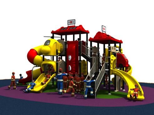 HD2014 Outdoor Fire Man Collection Kids Park Playground Slide (HD14-027A)
