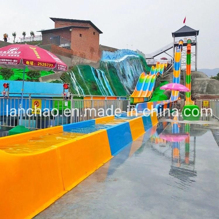 Screaming Amusement Park Equipment Fiberglass High-Speed Water Slide