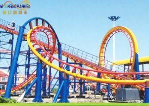 Entertainment Attraction Theme Park Rides High Quality Cheap 3 Loops 4 Loops 5 Loops Roller Coaster for Sale