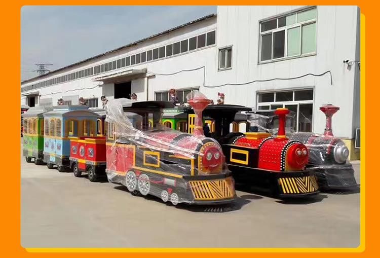 Kaile Factory Ce Amusement Park Mini Battery Tourist Trackless Train Attraction
