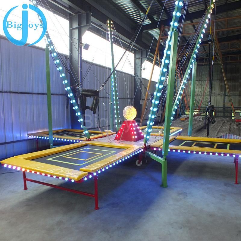 Amusement Park Equipment Bungee Trampolines for Sale