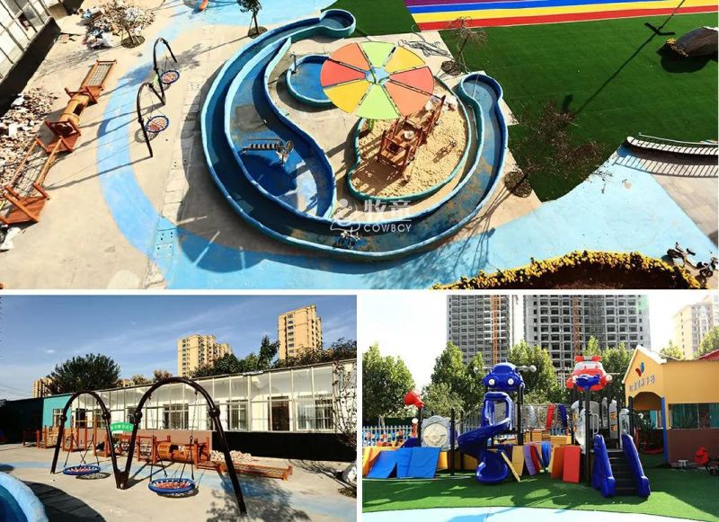Children Plastic Outdoor Playground Equipment with One-Stop Solution