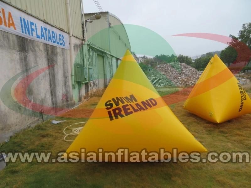 Pyramid Shape Inflatable Water Buoys Inflatable Buoy Marker