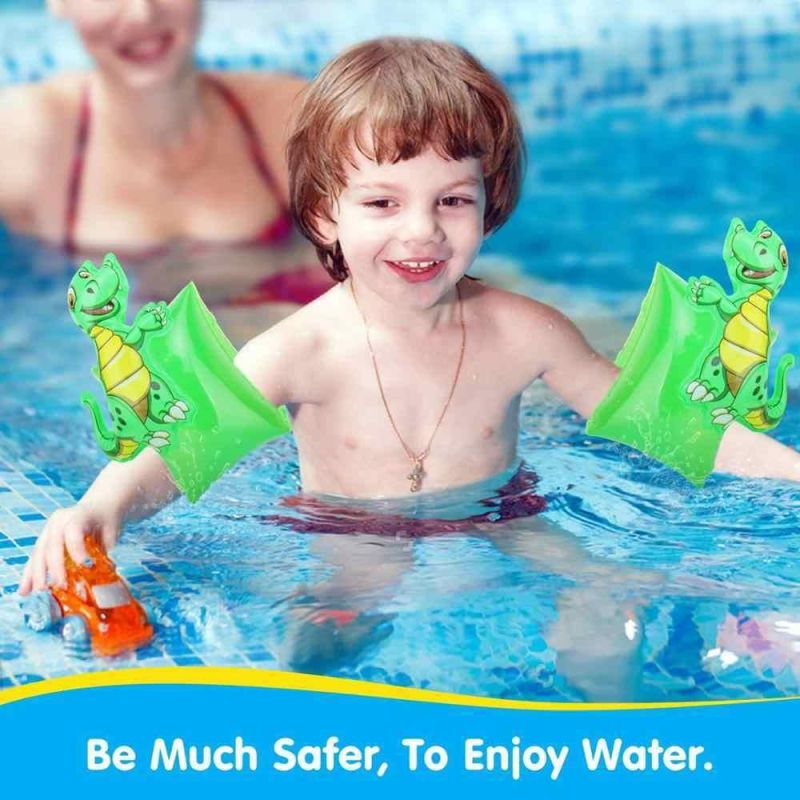 Baby Swimming Ring Arm Circle Pool Float Inflatable Swimming Safety Training Watermelon Whale Dinosaur Pool Party Toys