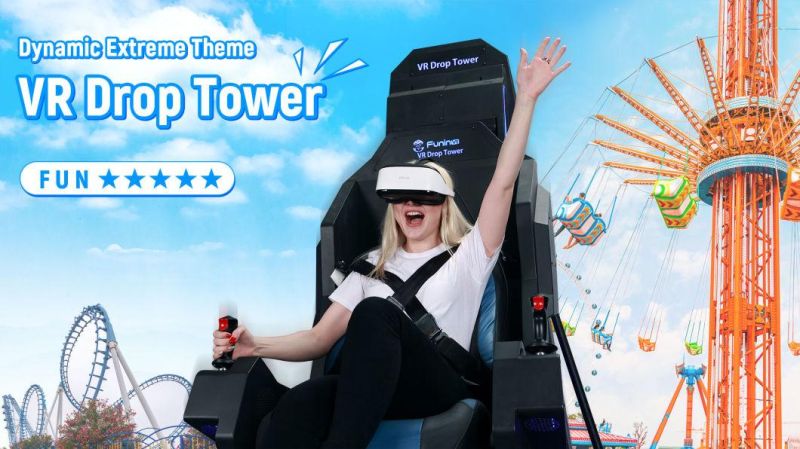 Vr Amusement Park Vr Drop Tower for Adults