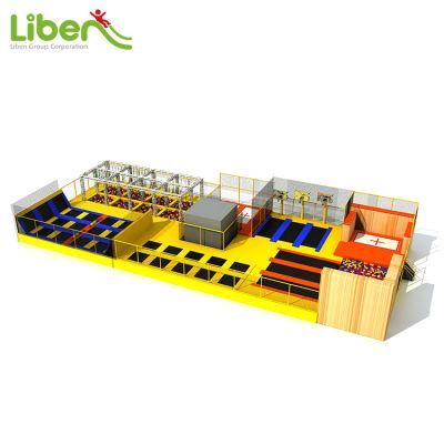 Adults Sports Equipments Commercial Gym Trampoline Park with Yoga Mat