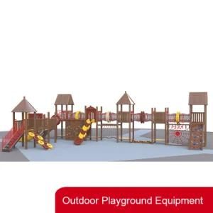 Factory Price Outdoor Playground Equipment Wooden Climbing Playground