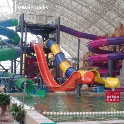 Commercial Water Park Equipment Fiberglass Water Slide Combination Slide for Outdoor